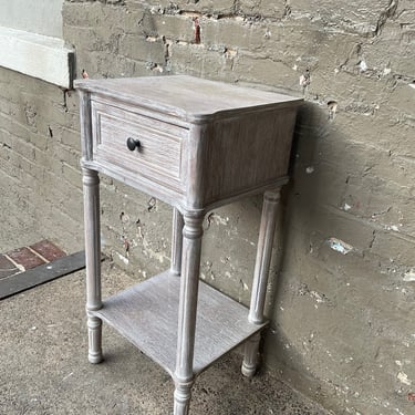 Whitewashed Nightstand