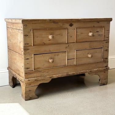 Antique Pine Chest/Trunk 