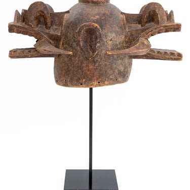Senufo "Wanyugo" Firespitter Helmet Mask, 19th C.