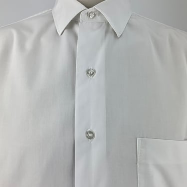 1960's Dress Shirt - Crisp 100% Cotton - ARROW BRAND - Made in the USA -  Men's Size Medium 15-1/2   34 