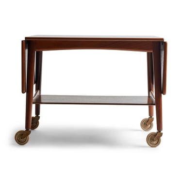 Vintage Bar Cart by Hans J. Wegner for Andreas Tuck