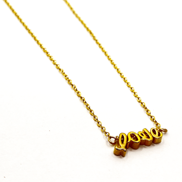 &quot;Love&quot; Necklace