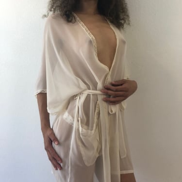 Vintage Christine Of Vancouver Sheer Robe 