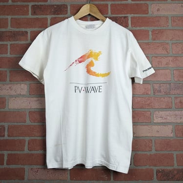 Vintage 90s PV Wave ORIGINAL Data Analyst Tee - Large 