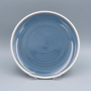 Heath Ceramics French Blue Coupe Salad Plate | Vintage California Pottery Mid Century Modern Dinnerware 