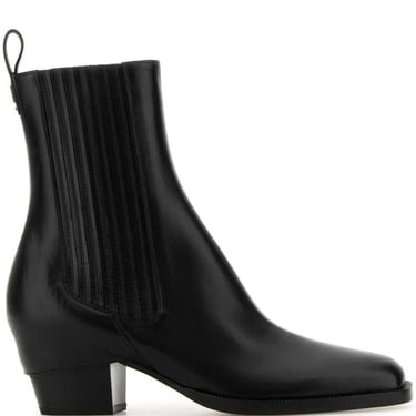 Fendi Women Leather Ankle Boots