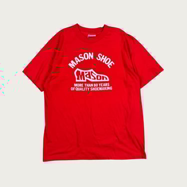 (XL) 80s/90s Mason Shoe Tee