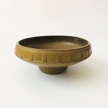 Large Earthtone Ikebana Pottery Planter Bowl 