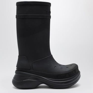 Balenciaga Black Crocs Boots Women