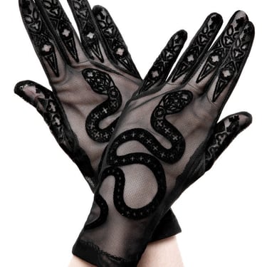 Cathedral Snake Mesh Gloves from Restyle