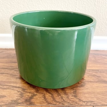 NOS Gainey Ceramics Glossy Green AC-8 Planter Pot MCM Mid Century Modern