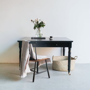 French Inspired Reclaimed Wood Partner's Desk | Floor Sample