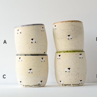 Little Sheep Cups | Handmade Pottery 