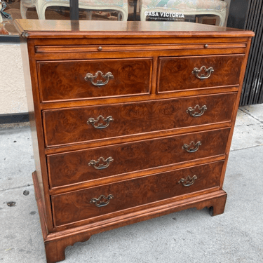 From Stressed to Blessed | Burl Wood Five Drawer Chest