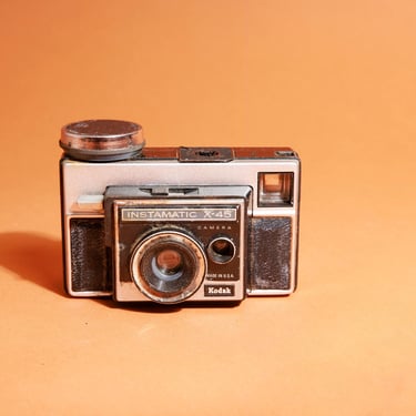 Vintage 70s Kodak Black Grey Instamatic X-45 Decor Prop Film Camera 