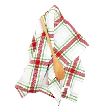 Christmas Plaid Kitchen Towel 