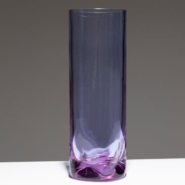 VASE CYLINDRIQUE EN VERRE PARME, 1960s