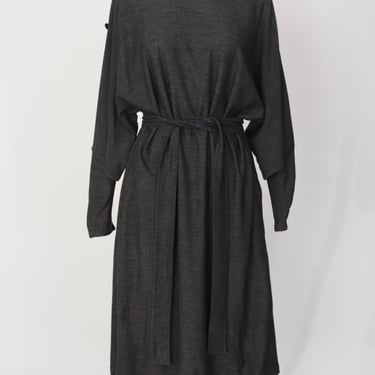 Takezo Wool Kimono Sleeve Dress