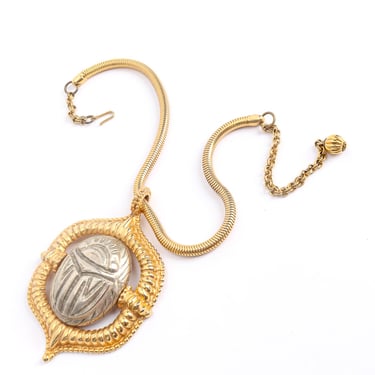 Scarab Amulet Pendant Necklace
