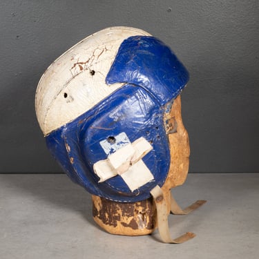 Vintage Leather Football Helmet c.1940