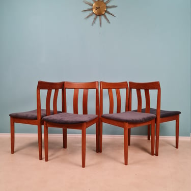 Mid Century Danish teak dining chair by Vamdrup Möbelfabrik, 1960s, set of 4 