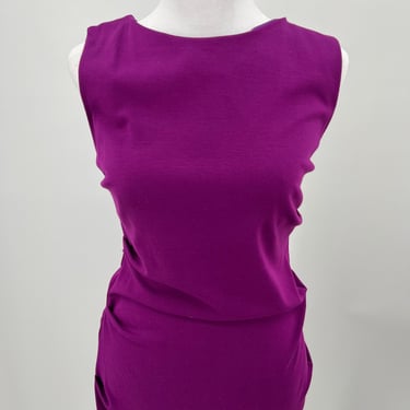 Nicole Miller Artelier Line Purple Cocktail Dress Size: Medium 