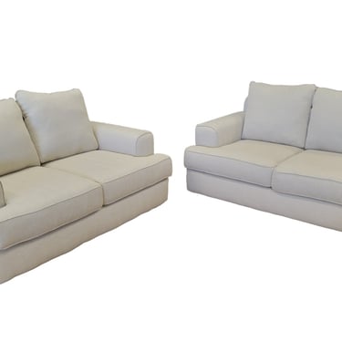 Matching White Loveseat Set