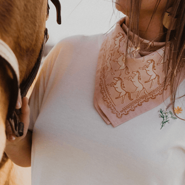 Handker Bandanas | No. 062 Horses Bandana