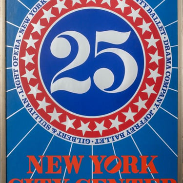 Robert Indiana "New York City Center" Poster