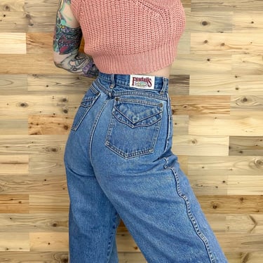 70's Foxtails Vintage High Rise Jeans / Size 26 