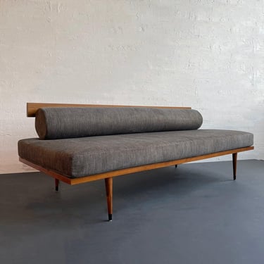 Mid-Century Modern Custom Upholstered Daybed Sofa