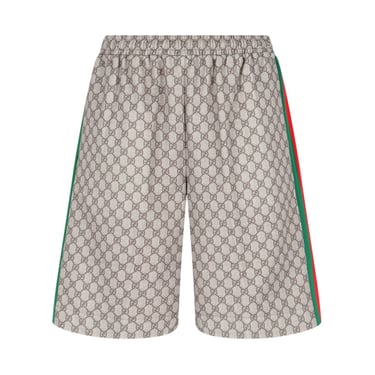 Gucci Men Web Ribbon Shorts