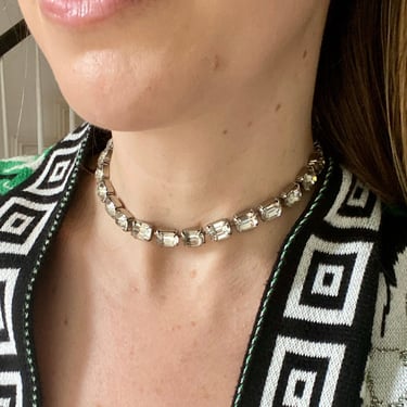 Glam Crystal Choker Necklace