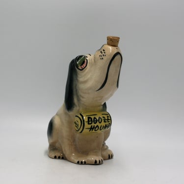 vintage Booze Hound decanter 