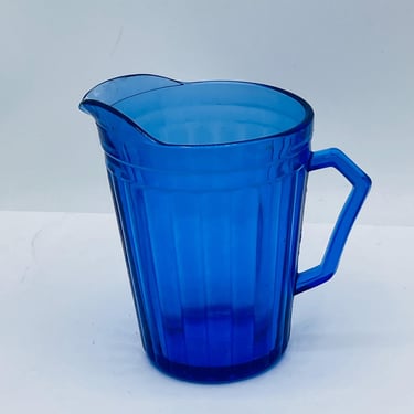 Vintage 1930’s Aurora Hazel Atlas Cobalt Blue Pitcher/Creamer | Depression glass- Chip Free 