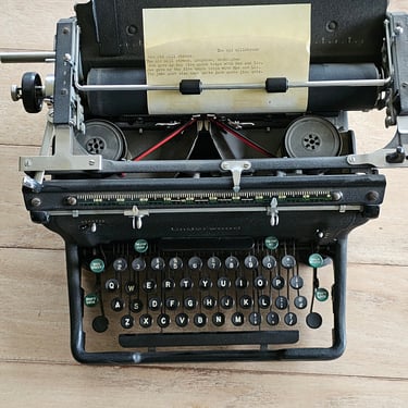 Antique Typewriter Underwood 