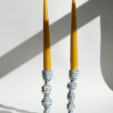 Candlestick Set in Blue