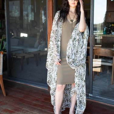 Shiri Print Kimono 