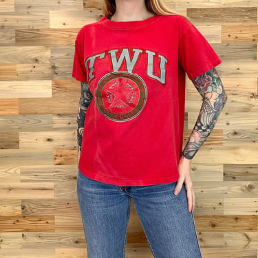 TWU Texas Woman's University Vintage T Shirt 