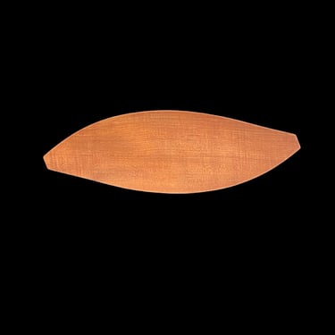 Vintage Mid Century Modern Teak Wood Tray Shigemichi Aomine Design for National Crafts Council N.C.C. Japan, 1960s 