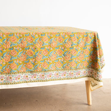 Rang Tablecloth in Khaki Green
