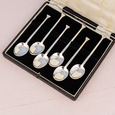 1929 Sterling Silver Teaspoon Set - Boxed Set of 6