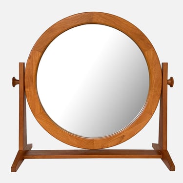 Danish Solid Teak Vanity Mirror