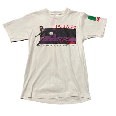 (S) White Italia 90 T Shirt 071622 AZ