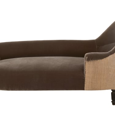 Antique Napoleon III Chaise Lounge