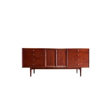 Kipp Stewart for Drexel Declaration Mid Century Modern 9 Drawer  Lowboy Dresser c. 1960s 