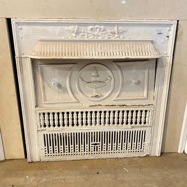 Neoclassical Cast Iron Fireplace Cover