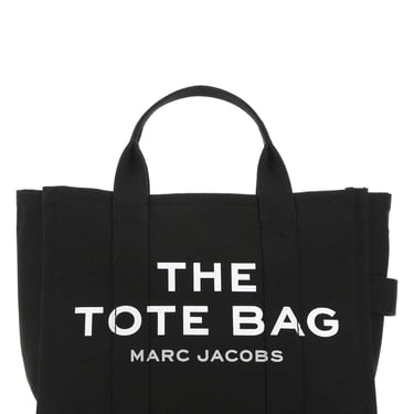 Marc Jacobs Women Black Canvas The Tote Bag Handbag