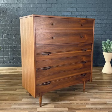 Mid-Century Modern Walnut Highboy Dresser by Hooker, c.1960’s 