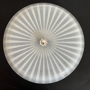 1950s Striped Ceiling Light 